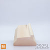 Lisse en bois - 2925L Détaillée - 2-1/8" x 3-1/2" - Pin blanc noueux | Wood shoe rail - 2925L Detailled - 2-1/8" x 3-1/2" - Knotty white pine