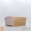 Main courante en bois - 2925X Large - 3-1/8" x 5-1/4" - Pin blanc noueux - Sur demande  | Wood handrail - 2925X  Large - 3-1/8" x 5-1/4" - Knotty white pine - On request only