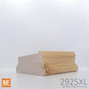 Lisse en bois - 2925XL Large - 2-5/8" x 5-1/4" - Pin blanc noueux  - Sur demande | Wood shoe rail - 2925XL Large - 2-5/8" x 5-1/4" - Knotty white pine - On request only