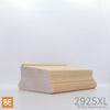 Lisse en bois - 2925XL Large - 2-5/8" x 5-1/4" - Pin blanc noueux  - Sur demande | Wood shoe rail - 2925XL Large - 2-5/8" x 5-1/4" - Knotty white pine - On request only