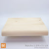 Marche en bois pour l'extérieur - Nez arrondi - 1-3/4 x 11-1/4 - Pin blanc noueux | Exterior wood stair tread - Rounded bullnose - 1-3/4 x 11-1/4 - Knotty white pine