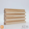 Planche murale en bois - 6236 Lambris cannelé - 3/4 x 3 - Merisier | Wood wainscot paneling - 6236 Fluted - 3/4 x 3 - Yellow birch