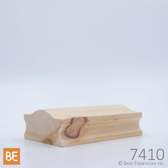 Main courante en bois - 7410 Arquée - 1-3/4" x 3-1/2"