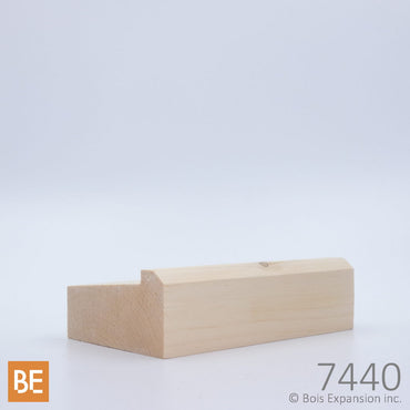 Lisse en bois - 7440 - 1-3/4