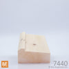 Lisse en bois - 7440 - 1-3/4" x 3-1/2" - Pin blanc noueux | Wood shoe rail - 7440 - 1-3/4" x 3-1/2" - Knotty white pine