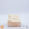 Lisse en bois - 7440 - 1-3/4" x 3-1/2" - Pin blanc noueux | Wood shoe rail - 7440 - 1-3/4" x 3-1/2" - Knotty white pine