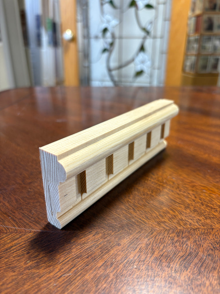 Cimaise en bois- K710 Carreaux - 3/4 x 2-1/8 - Pin rouge sélect |Wood chair rail - K710 Dentils - 3/4 x 2-1/8 - Select Red Pine
