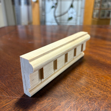 Cimaise en bois- K710 Carreaux - 3/4 x 2-1/8 - Pin rouge sélect |Wood chair rail - K710 Dentils - 3/4 x 2-1/8 - Select Red Pine