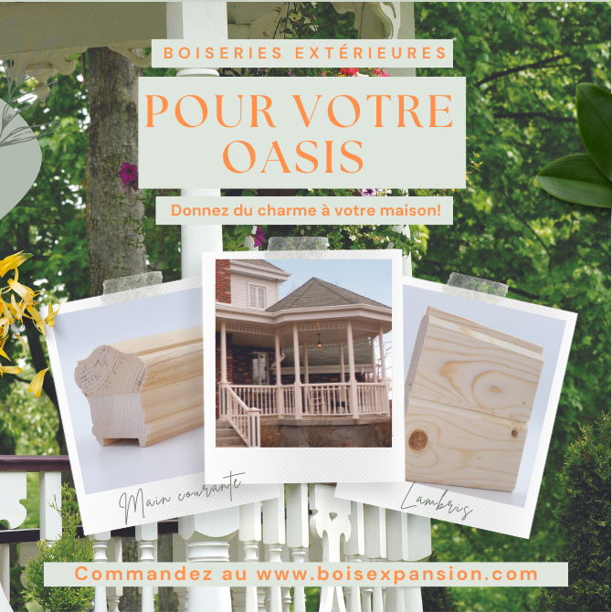 Commandez vos boiseries extérieures dès maintenant!  Order your exterior woodwork now!