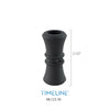 Bague décorative en aluminium - Sablier - Noir satin | Aluminium baluster collar - Hourglass shape - Satin black