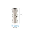 Bague décorative en aluminium - Sablier - Acier inoxydable brossé | Aluminium baluster collar - Hourglass shape - Brushed stainless