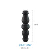 Bague décorative en aluminium - Fuseau - Noir satin | Aluminium baluster collar - Spindle shape - Satin black