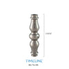 Bague décorative en aluminium - Fuseau - Nickel antique | Aluminium baluster collar - Spindle shape - Antique nickel