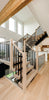 Escalier avec balustres TL115-30 - Noir satin | Staircase with balusters TL115-30 - Satin black