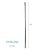 Barreau d'escalier en métal - Carré simple TL12 - 1/2" x 44" - Acier