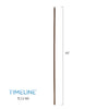 Barreau d'escalier en métal - Carré simple TL12 - 1/2" x 44" - Acier