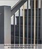 Escalier avec balustres TL12 en couleurs 77 et 30 | Staircase with balusters TL12 in 77 and 30 colors