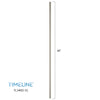 Barreau d'escalier en métal - Rond simple TL34RD - 3/4" x 44" - Acier