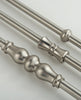 Balustres TL58RD-SS avec bagues décotives ML716-BS, ML123-BS et ML116-BS | Balusters TL58RD-SS with decorative collars ML716-BS, ML123-BS and ML116-BS 