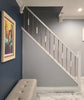 Escalier avec balustres TL58RD-SS et TL58D-SS et bagues WC585-SQ-MP et ML116-SS | Staircase with balusters TL58RD-SS and TL58D-SS and collars WC585-SQ-MP et ML116-SS