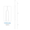 Balustre carré en acier avec forme d'ovale - Blanc designer | Steel square baluster with oval shape - Designer white