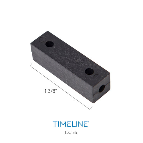 Connecteur pour barreau en métal carré 1/2" ou rectangulaire 1/2" x 1-1/2" - Polymère