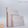 Cadrage et plinthe en bois - 110 et 1210 - Pin blanc jointé avec apprêt | Wood casing and baseboard - 110 and 1210 - Primed jointed white pine