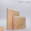 Cadrage en bois - MFP4494 Zen - 3/4 x 3-1/2 - Pin blanc jointé | Wood casing - MFP494 Zen - 3/4 x 3-1/2 - Jointed white pine