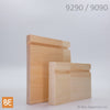 Plinthe en bois - MFP9290 Encoche - 1/2 x 5 - Pin blanc jointé | Wood baseboard - MFP9290 Grooved - 1/2 x 5 - Jointed white pine