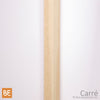 Barreau en bois - Carré 1-1/4" x 42" - Vue isométrique - Pin blanc noueux | Wood square baluster - 1-1/4" x 42" - Isometric view - Knotty white pine