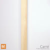 Barreau en bois - Carré 1-1/4" x 42" - Vue de face - Pin blanc noueux | Wood square baluster - 1-1/4" x 42" - Front view - Knotty white pine