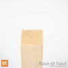 Barreaux en bois - Carré 1-3/4" et 1-1/4" x 42" - Base et haut - Pin blanc noueux | Wood square balusters - 1-3/4" & 1-1/4" x 42" - Base & top - Knotty white pine