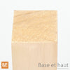 Barreaux en bois - Carré 1-3/4" et 1-1/4" x 42" - Base et haut - Pin blanc noueux | Wood square balusters - 1-3/4" & 1-1/4" x 42" - Base & top - Knotty white pine