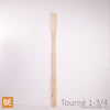 Barreau en bois - Tourné 1-3/4" x 39" - Vue de face - Pin blanc noueux | Wood turned baluster - 1-3/4" x 39" - Front view - Knotty white pine