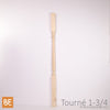 Barreau en bois - Tourné 1-3/4" x 39" - Vue de face - Pin blanc noueux | Wood turned baluster - 1-3/4" x 39" - Front view - Knotty white pine