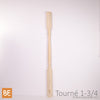 Barreau en bois - Tourné 1-3/4" x 39" - Vue isométrique - Pin blanc noueux | Wood turned baluster - 1-3/4" x 39" - Isometric view - Knotty white pine