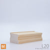 Lisse en bois - L20 - 1-3/4" x 2-1/2" - Pin blanc noueux | Wood shoe rail - L20 - 1-3/4" x 2-1/2" - Knotty white pine