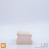 Lisse en bois - L20 - 1-3/4" x 2-1/2" - Pin blanc noueux | Wood shoe rail - L20 - 1-3/4" x 2-1/2" - Knotty white pine