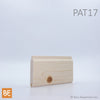 Planche murale en bois - Patron 17 - Lambris 5/8 x 3-1/4 - Pin rouge noueux | Wood siding paneling - Standard pattern 17 - 5/8 x 3-1/4 - Knotty red pine