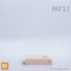 Planche murale en bois - Patron 17 - Lambris 5/8 x 3-1/4 - Pin rouge noueux | Wood siding paneling - Standard pattern 17 - 5/8 x 3-1/4 - Knotty red pine