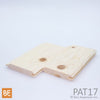 Planche murale en bois - Patron 17 - Lambris 5/8 x 3-1/4 - Pin rouge noueux | Wood siding paneling - Standard pattern 17 - 5/8 x 3-1/4 - Knotty red pine