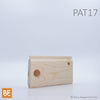 Planche murale en bois - Patron 17 - Lambris 5/8 x 3-1/4 - Pin rouge noueux | Wood siding paneling - Standard pattern 17 - 5/8 x 3-1/4 - Knotty red pine