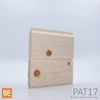 Planche murale en bois - Patron 17 - Lambris 5/8 x 3-1/4 - Pin rouge noueux | Wood siding paneling - Standard pattern 17 - 5/8 x 3-1/4 - Knotty red pine