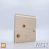 Planche murale en bois - Patron 17 - Lambris 5/8 x 3-1/4 - Pin rouge noueux | Wood siding paneling - Standard pattern 17 - 5/8 x 3-1/4 - Knotty red pine