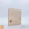 Planche murale en bois - Patron 17 - Lambris 5/8 x 3-1/4 - Pin rouge noueux | Wood siding paneling - Standard pattern 17 - 5/8 x 3-1/4 - Knotty red pine