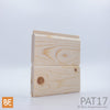 Planche murale en bois - Patron 17 - Lambris 5/8 x 3-1/4 - Pin rouge noueux | Wood siding paneling - Standard pattern 17 - 5/8 x 3-1/4 - Knotty red pine