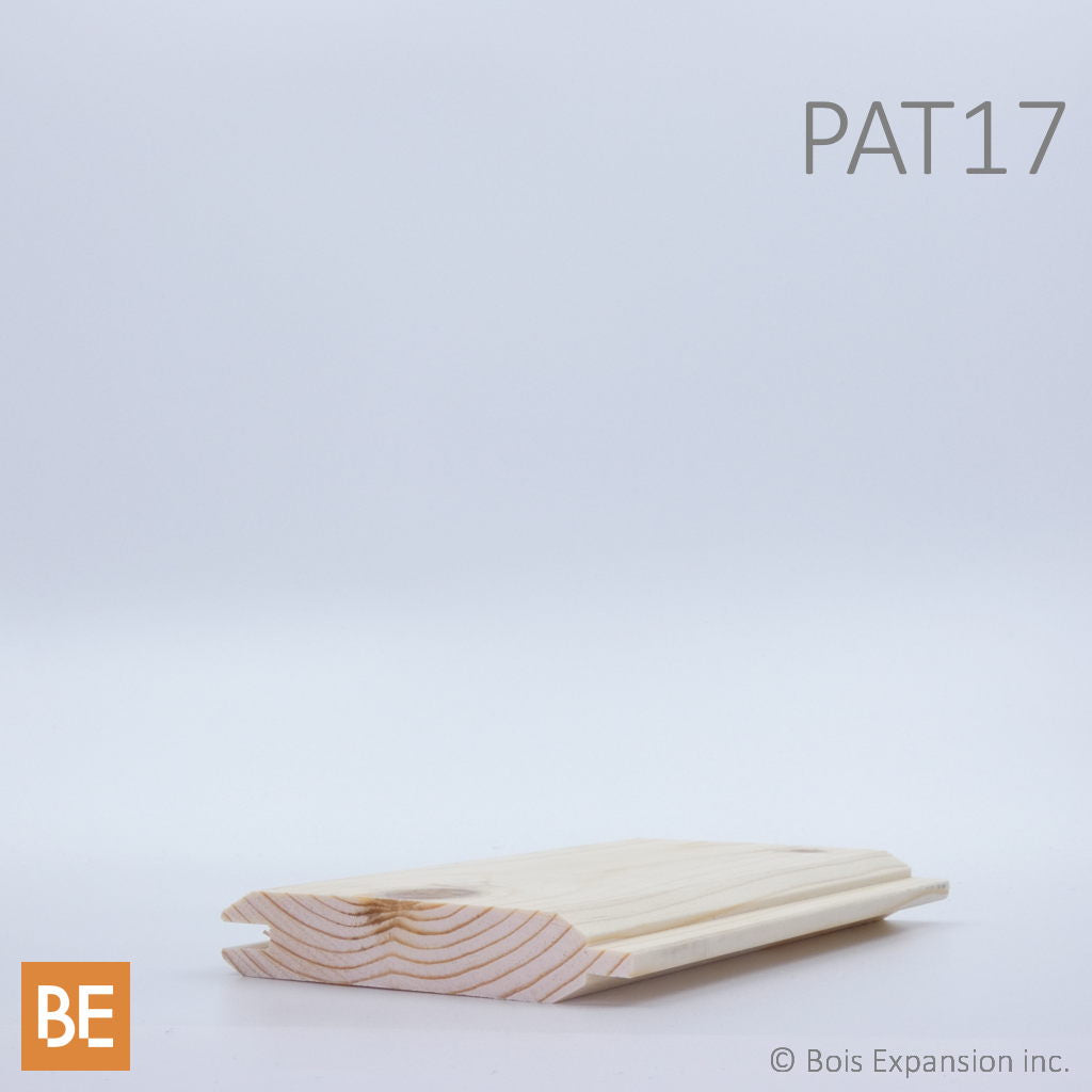 Lambris réversible en bois massif 3-1/4 po | Patron 17 – Bois Expansion