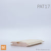 Planche murale en bois - Patron 17 - Lambris 5/8 x 3-1/4 - Pin rouge noueux | Wood siding paneling - Standard pattern 17 - 5/8 x 3-1/4 - Knotty red pine