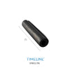 Goupille cylindrique pour barreau en métal carré 1/2" - Acier