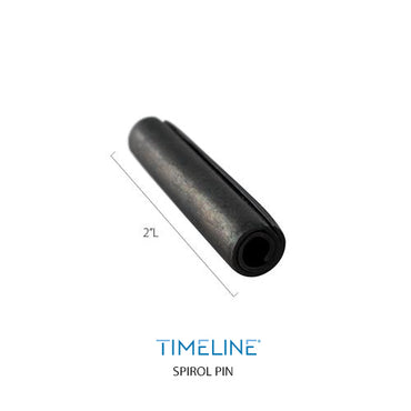 Goupille cylindrique pour barreau en métal carré 1/2